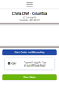 Mobile Screenshot of chinachefcolumbia.com